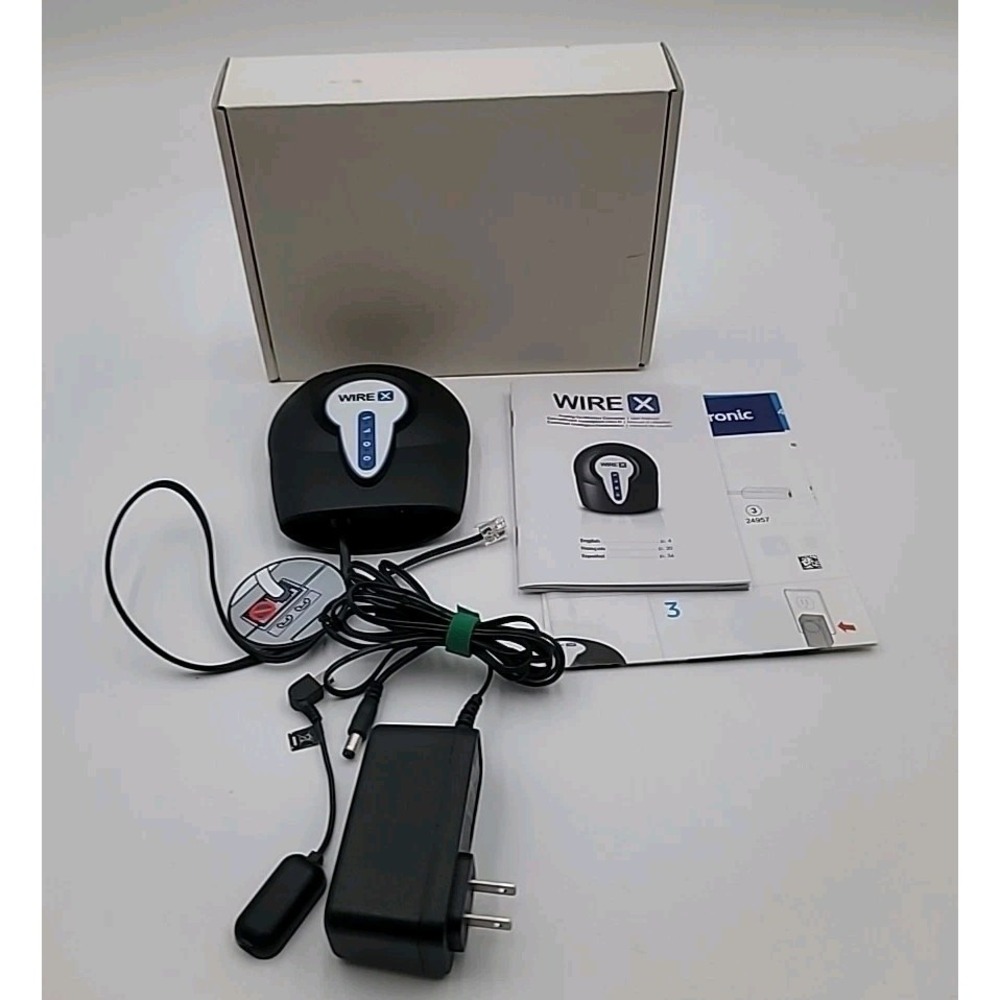 MEDTRONIC E Device WireX Module Converter Manual Power Cord Box Landline To Cell